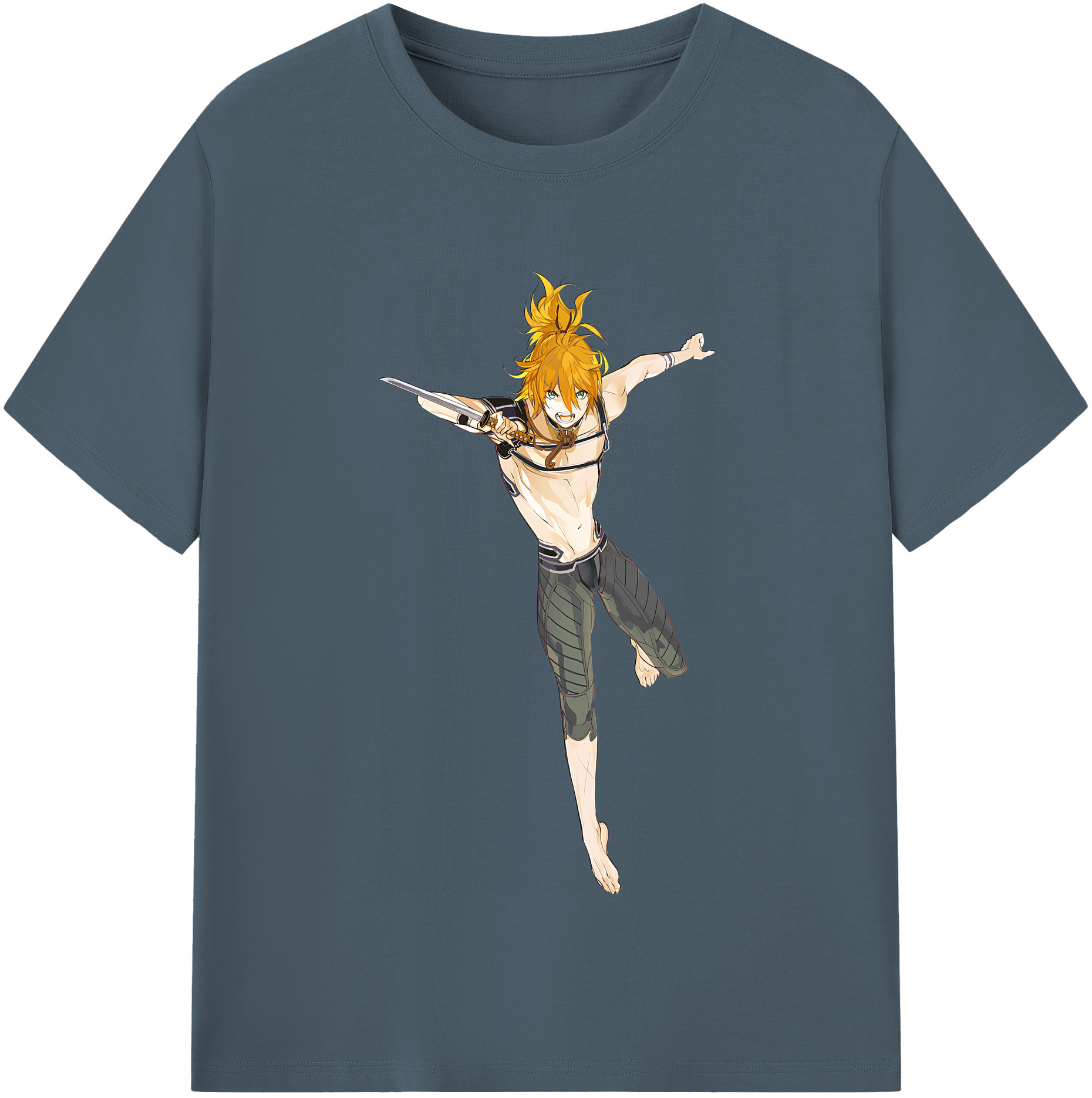 （画像用） 刀剣乱舞 Touken Ranbu 綿100％半袖Tシャツ（フロントプリント）